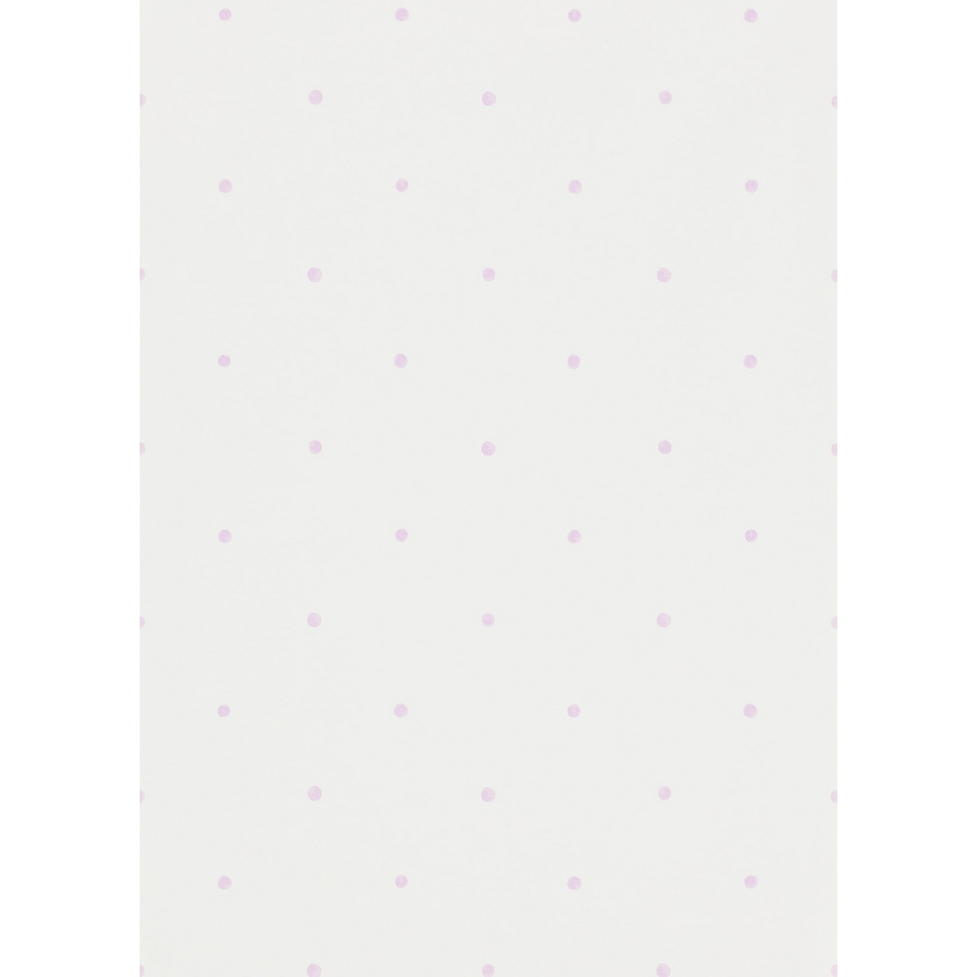 Polka Wallpaper 214057 By Sanderson In Lavender Cream